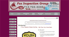 Desktop Screenshot of foxinspectiongroup.com